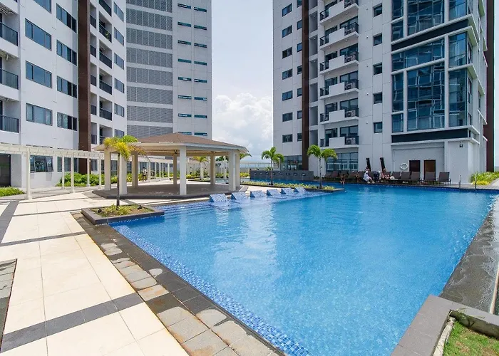 Apartment Omp 15c-t2, Seaview, Pool & Access, Near Airport, Fast Wi-fi, Netflix Punta Engano (Mactan)
